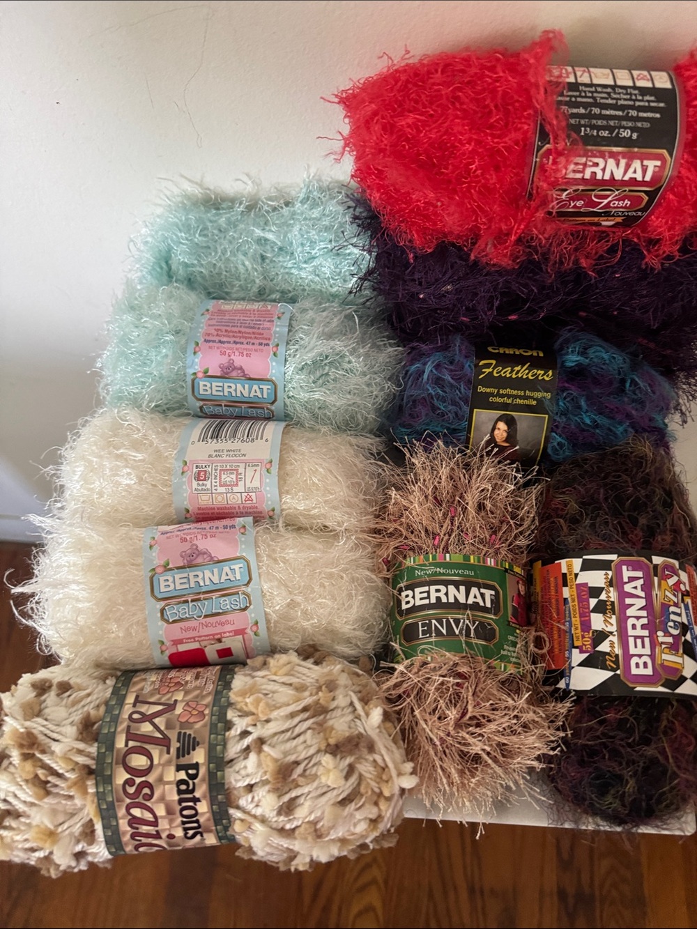Assorted yarns- 11 total count